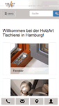 Mobile Screenshot of holzart-hamburg.de